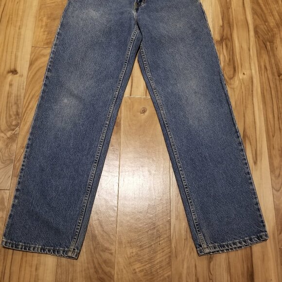 Vintage Tommy Hilfiger T Freedom Blue Jeans 30 Mens Flag Logo y2k USA Made 29x31 - Picture 4 of 16